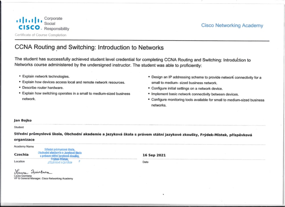 CCNA Routing and Switching: Introduction to Networks