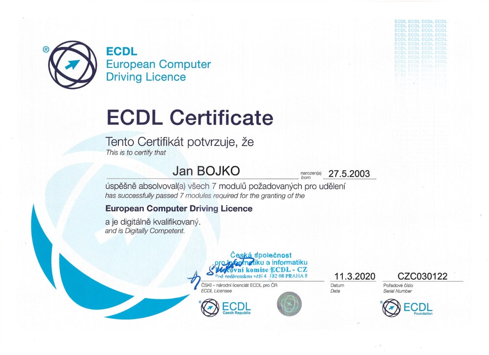 ECDL European Computer Driving Licence